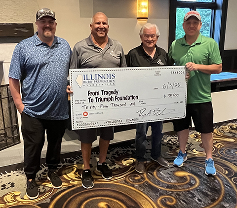 IL Burn Prevention Association presents FTTTF with $20,000